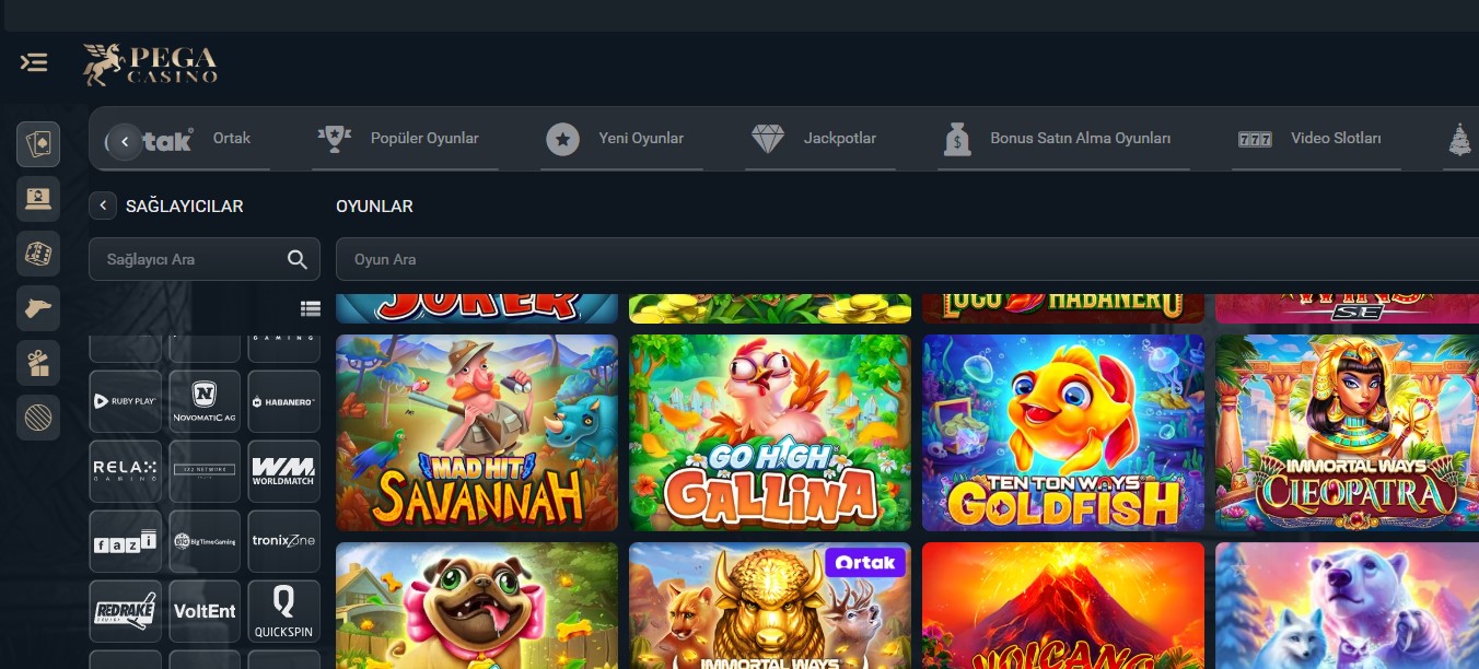 Pegacasino Canlı Destek