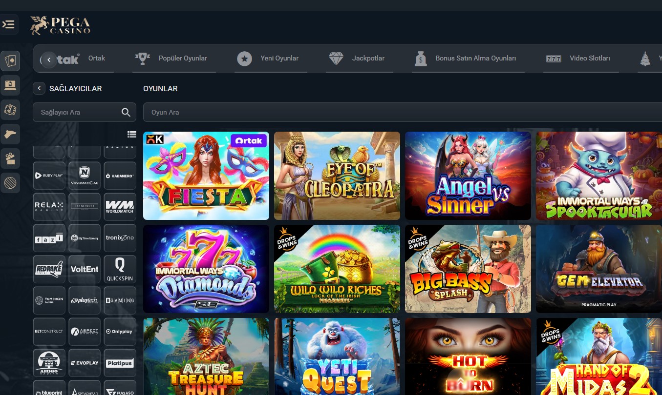 Pegacasino Giriş Sayfası