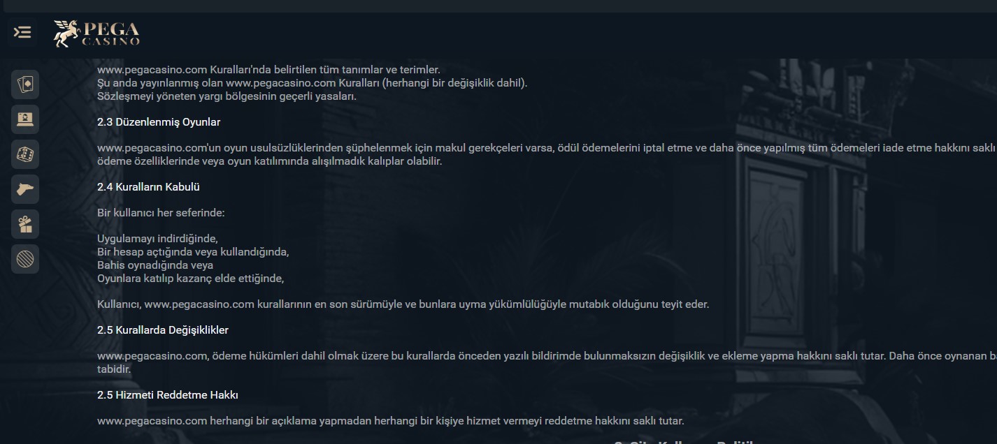 Pegacasino İnstagram