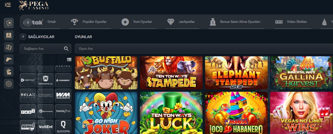 Pegacasino Mobil Giriş